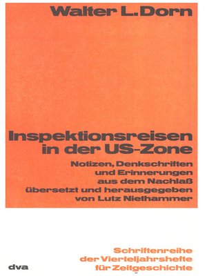 cover image of Inspektionsreisen in der US-Zone